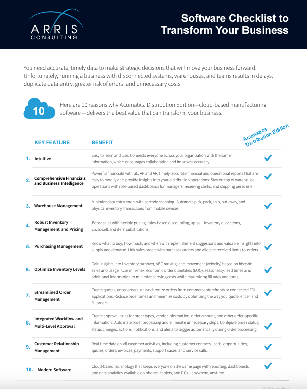 distribution management software